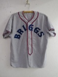 Authentic Antique Briggs Applique MacGregor Baseball Jersey