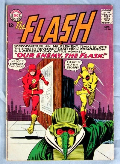 Flash #147 (1964) Key 2nd Appearance Professor Zoom