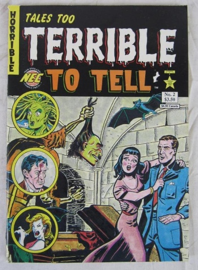 Tales too Terrible to Tell #2 (1991) NEC Comics Awesome Beheaded cover !