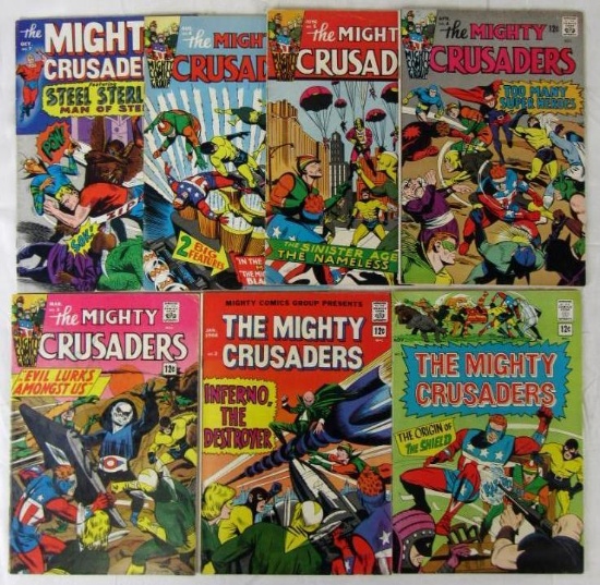 Mighty Crusaders (1965) Silver Age #1, 2, 3, 4, 5, 6, 7 Full Run