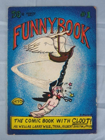Funnybook #1 (1971) 1st Printing/ Rare 1st Cherry Poptart/ Almighty Publishing Underground/ Adult