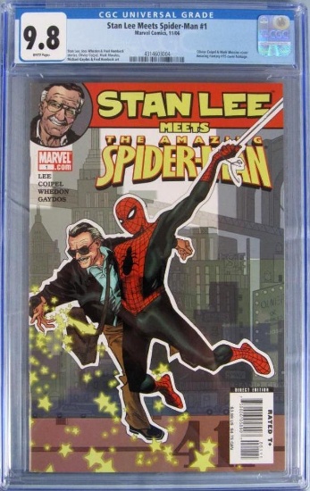 Stan Lee Meets Amazing Spider-Man #1 (2006) Amazing Fantasy 15 Homage CGC 9.8