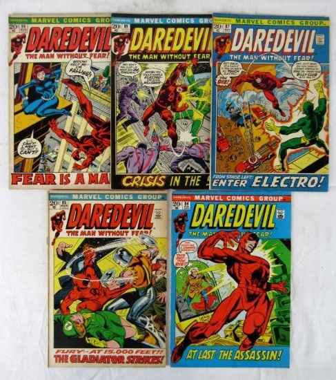 Daredevil #84, 85, 87, 89, 90 Early Bronze Age Lot