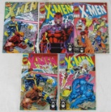 X-Men #1 (1991, Jim Lee Series) lot of 5 Different Covers