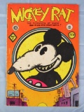 Mickey Rat #1 (1972) Underground/ Los Angeles Comic Book Co/ 1st Print Iconic Cover!