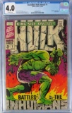 Incredible Hulk Annual #1 (1968) Iconic Steranko Cover CGC 4.0