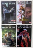 Death of Wolverine (2014) #1, 2, 3, 4 Full Set- Holo-Foil Covers