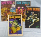 Slow Death #1, 2, 4, 5 Last Gasp Underground Comics
