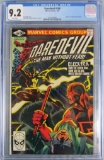 Daredevil #168 (1981) Key 1st Appearance Elektra CGC 9.2