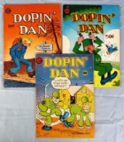 Dopin Dan #1, 2, 3 (1972) 1st Print Underground Comics Last Gasp