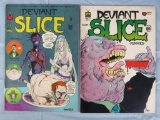 Deviant Slice #0 & #2 (1972-1973) Print Mint Underground
