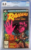 Raiders of the Lost Ark #1 (1981) Key 1st Issue/ Marvel Bronze Age CGC 8.0