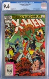 Uncanny X-Men #166 (1983) Key 1st Appearance Lockheed CGC 9.6