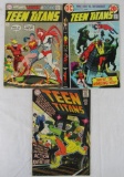 Teen Titans Silver/ Early Bronze Age Lot #18, 21, 43.