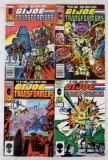 GI Joe and The Transformers (1987, Marvel) #1, 2, 3, 4 Complete Mini-Series