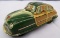 Antique Marx Tin Friction LM-52 Woody Station Wagon 6 3/4