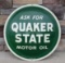 Outstanding Antique 1943 Dated Quaker State Motor Oil 24