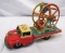 Antique Japan Tin Friction Ferris Wheel/ Circus Truck 8