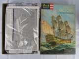 Vintage 1960's Revell H.M.S. Victory- Lord Nelson's Flagship Model Kit