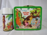 Vintage 1966 Walt Disney Jungle Book Metal Lunchbox with Thermos
