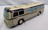 Antique Greyhound Scenic Cruiser Tin Friction Bus 11.5