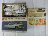 Vintage AMT 1/25 Scale 64 Ford Galaxie 3 in 1 Hardtop Model Kit