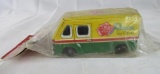 Antique Lucky Toy Japan Tin Friction Flower Truck 4.5