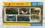 Vintage 1960's Matchbox Lesney Gift Set #G-5/ Famous Cars of Yesteryear Sealed