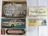 Vintage AMT 1/25 Scale 1965 Ford Galaxie 500XL Customizing Model Kit 