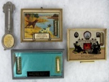 Group (4) Antique Small Advertising Thermometers- All Port Huron, Michigan