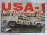 Vintage MPC 1:25 Scale Bruce Larson USA-1 Chevy Funny Car Sealed Model Kit