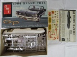 Vintage AMT 1/25 Scale 1964 Pontiac Grand Prix Customizing Model Kit 