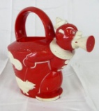 Antique Tico Toys Clown w/ Pig & Balloons Hard Plastic Watering Can