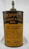 Antique Hoppe's Lubricating Oil Handy Oiler/ Lead Top Very Early