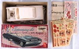 Vintage AMT 1/25 Scale 1962 Ford Galaxie Convertible Customizing Model Kit 
