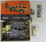 Vintage Gabriel (Hubley) Metal Model Kit - Model A Station Wagon