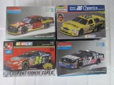Lot (4) Sealed 1:24 Scale NASCAR Model Kits- Jeff Gordon, Benson, Davey Allison