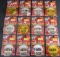 Lot (12) WWF Fast Action Mini-Skateboard Collector Series