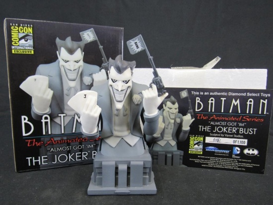 Diamond Select Toys Batman The Animated Series "Almost Got 'Im" The Joker Bust 0161/1100 San Diego