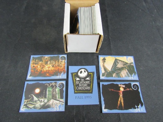 1993 Skybox Nightmare Before Christmas Complete Card Set (1-90)
