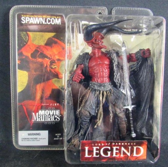 McFarlane Movie Maniacs - Legend- Lord of Darkness 7" Figure Sealed MIP
