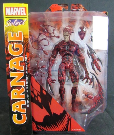Diamond Select 8" Marvel Select CARNAGE Deluxe Action Figure Sealed