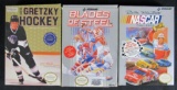 Lot (3) Vintage Nintendo NES Games Complete in Original Boxes w/ Manuals