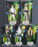 Lot (5) Star Wars POTF Action Collection 12