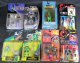 Lot (8) Assorted Batman Related Action Figures. Various Makers DC Direct Kenner