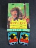 Vintage 1991 Topps Robin Hood Unopened Wax Box (36 Packs)