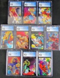 Lot (10) 1991 X-Men Trading Cards 
