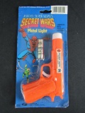 Vintage 1984 Marvel Secret Wars Spider-Man Pistol Flashlight Sealed MOC