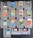 Lot (15) Vintage NES & SNES Game Cartridges Nintendo
