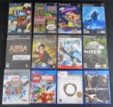 Lot (12) Playstation 2, PS3, PS4 Games
